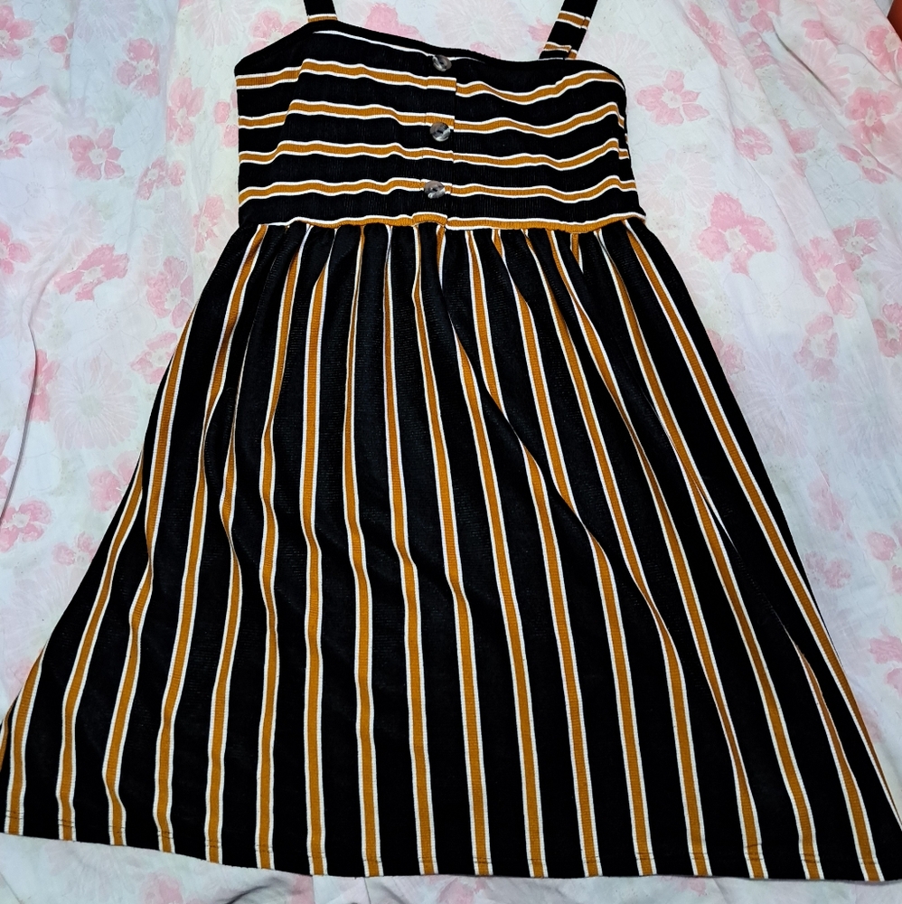 'I ♡ It' Striped dress.